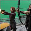 Os Vingadores - The Avengers : foto Jeremy Renner, Joss Whedon, Scarlett Johansson