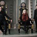 A Saga Crepúsculo: Lua Nova : Foto Cameron Bright, Jamie Campbell Bower, Michael Sheen, Stephenie Meyer