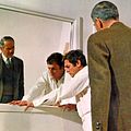 foto Henry Fonda, Richard Fleischer, Tony Curtis