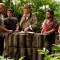Viagem 2 - A Ilha Misteriosa : Foto Brad Peyton, Dwayne Johnson, Josh Hutcherson, Luis Guzman, Michael Caine