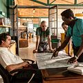 Foto Alejandro Buitrago, Julián Díaz, Wagner Moura