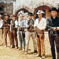 Sete Homens e Um Destino : foto Brad Dexter, Charles Bronson, James Coburn, John Sturges, Robert Vaughn