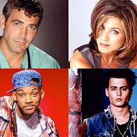 Foto George Clooney, Jennifer Aniston, Johnny Depp, Will Smith