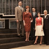 Foto Christina Hendricks, Elisabeth Moss, John Slattery, Jon Hamm, Vincent Kartheiser