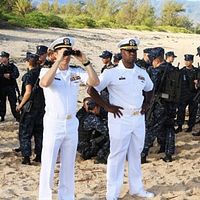foto Andre Braugher, Scott Speedman