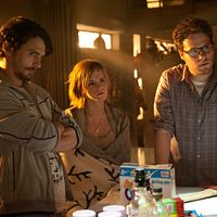 É o Fim : Foto Emma Watson, James Franco, Seth Rogen