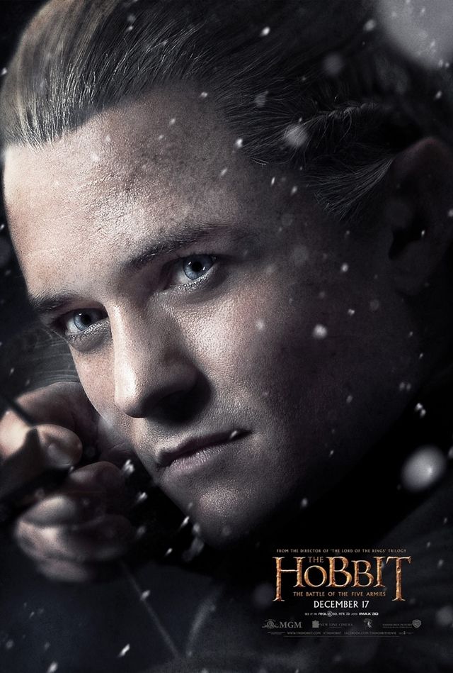 Orlando Bloom é Legolas em novo cartaz de O Hobbit A Batalha dos Cinco