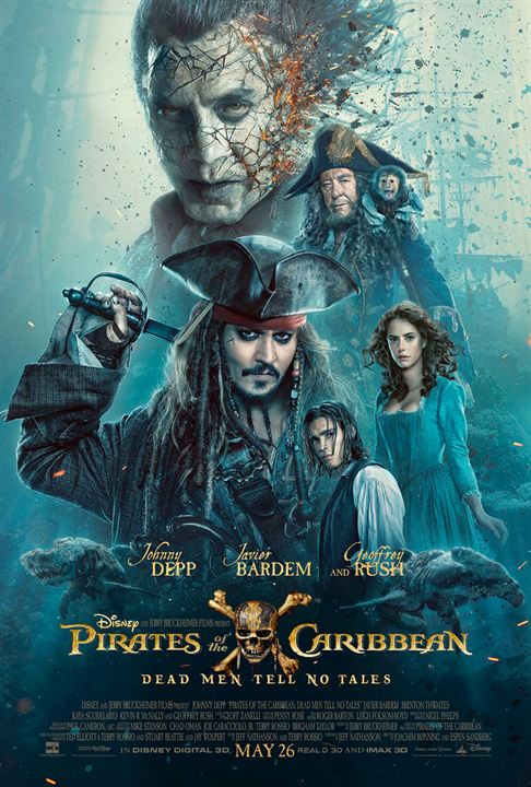 Piratas do Caribe - A Vingança de Salazar : Poster