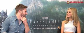 Entrevista exclusiva: Nicola Peltz e Jack Reynor, de Transformers 4 Entrevista exclusiva: Nicola Peltz e Jack Reynor, de Transformers 4