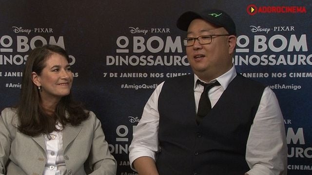 O Bom Dinossauro Entrevista com diretor Peter Sohn e produtora Denise Ream