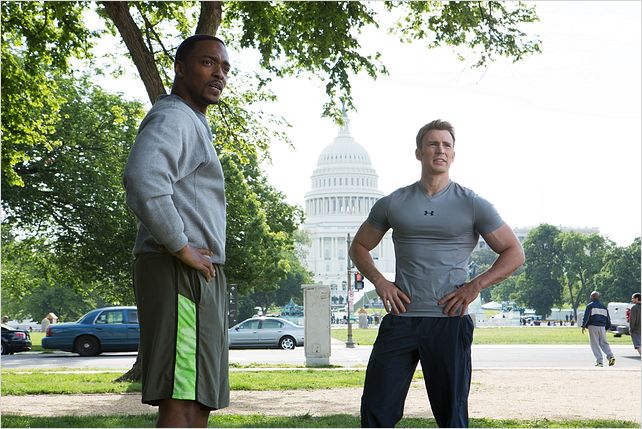 Capitão América 2 - O Soldado Invernal : Foto Anthony Mackie, Chris Evans