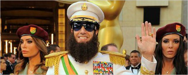 Veja a cena inicial da comédia O Ditador, com Sacha Baron Cohen