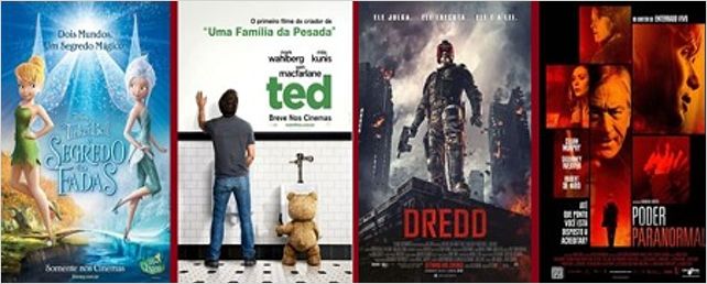 Tinker Bell, Ted e Dredd são as maiores estreias deste fim de semana