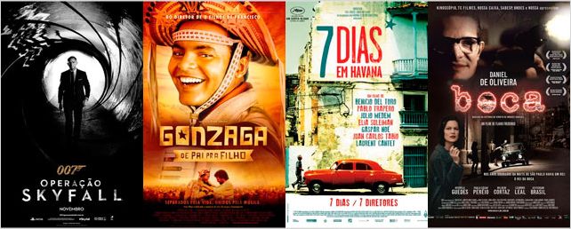 007 - Operação Skyfall e Gonzaga - De Pai pra Filho são as principais estreias da semana