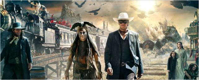 Johnny Depp em pôster e trailer de O Cavaleiro Solitário