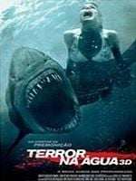 Pôster de Terror na Água 3D