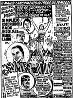 Pôster de Samba na vila