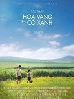 Pôster de Yellow Flowers on the Green Grass