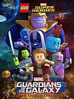 Pôster de Lego Super-Heróis da Marvel: Guardiões da Galáxia - A Ameaça Thanos