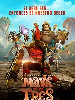 Pôster de Maya e os 3 Guerreiros