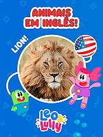 Pôster de Leo & Lully - Animais em inglês!