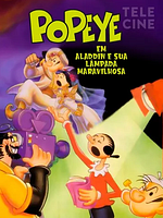 Pôster de Popeye em Aladdin e sua Lâmpada Maravilhosa