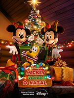 Pôster de Mickey Salva o Natal