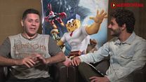 imagem de Bob Esponja - Um Herói Fora D'Água Entrevista Dubladores Wendel Bezerra (Bob Esponja) e Victor Meyniel (Kyle)