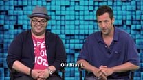 imagem de Pixels Teaser (2) Legendado - "Adam Sandler e Josh Gad falam aos fãs no Brasil"
