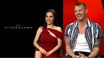 imagem de Altered Carbon Entrevista (1) Legendada - Joel Kinnaman e Martha Higareda