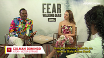 imagem de Fear the Walking Dead entrevista com Alycia Debnam-Carey e Colman Domingo parte 2