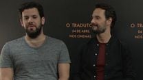 imagem de Entrevista com Rodrigo Santoro e diretores de Um Tradutor