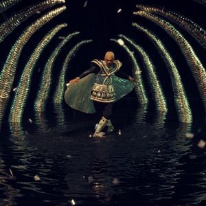 Foto Uma Baleia Pode Ser Destroçada Como uma Escola de Samba