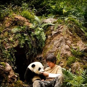 Foto O Menino e o Panda