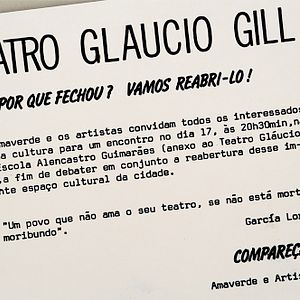 Foto Gláucio Gill – Um Teatro em Construção