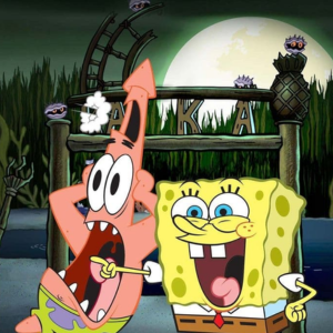 Foto Bob Esponja; Acampamento do Terror