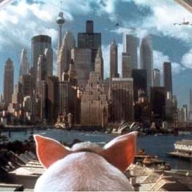 Foto Babe - O Porquinho Atrapalhado na Cidade