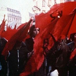 Foto O Fundo do Ar é Vermelho