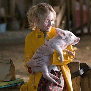 Foto A Menina e o Porquinho