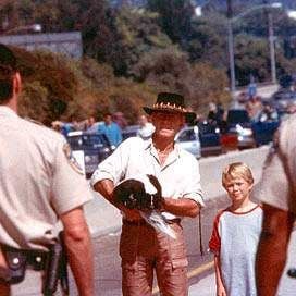 Foto Crocodilo Dundee em Hollywood