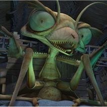 Foto O Grilo Feliz e os Insetos Gigantes