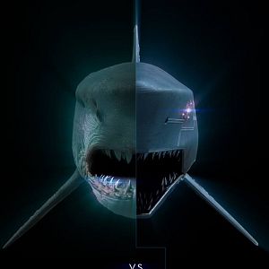 Foto Mega Shark vs Mecha Shark