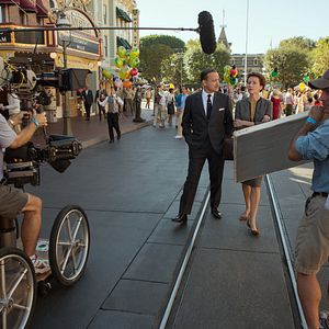 Foto Walt nos Bastidores de Mary Poppins