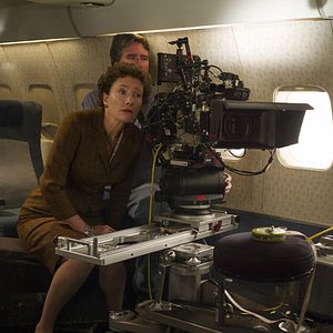 Foto Walt nos Bastidores de Mary Poppins