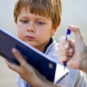 Foto A Professora do Jardim de Infância