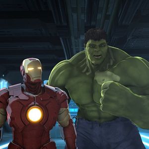 Foto Homem de Ferro e Hulk - Super-Heróis Unidos