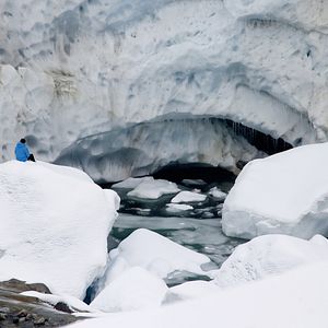 Foto O Céu e a Geleira
