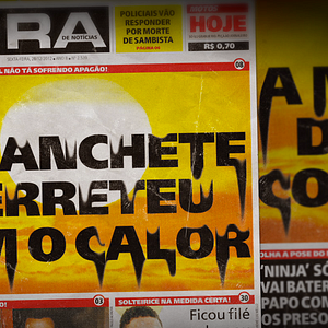 Foto Meia Hora e as Manchetes que Viram Manchete