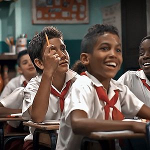 Foto Numa Escola de Havana