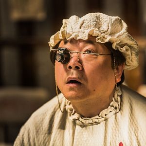 Foto O Monge Desce A Montanha